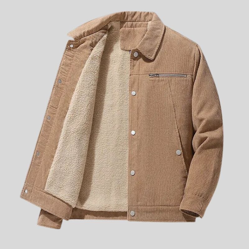 Veste Velours Doublée Homme