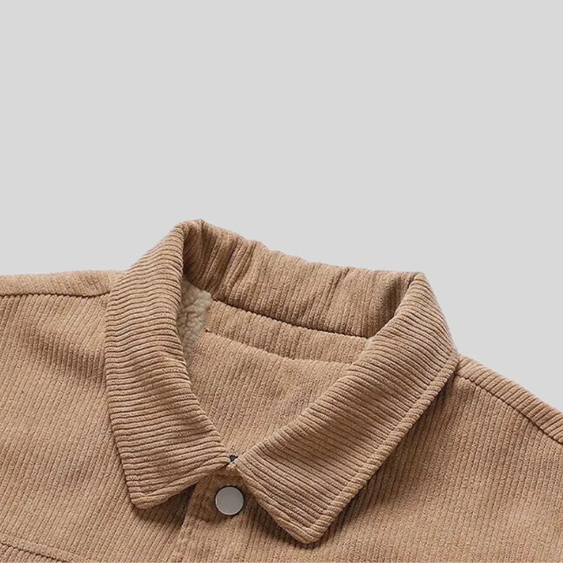 Veste Velours Doublée Homme