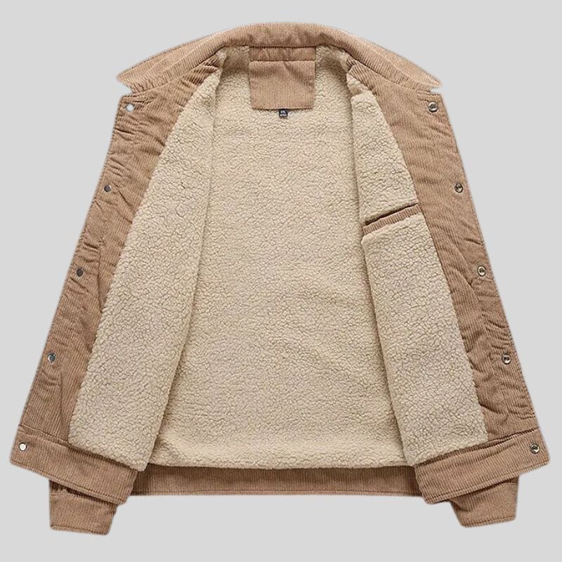 Veste Velours Doublée Homme