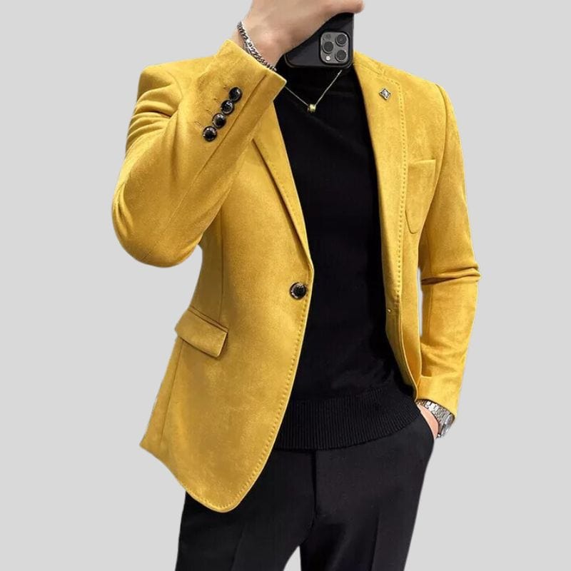 Veste Velours Lisse Homme