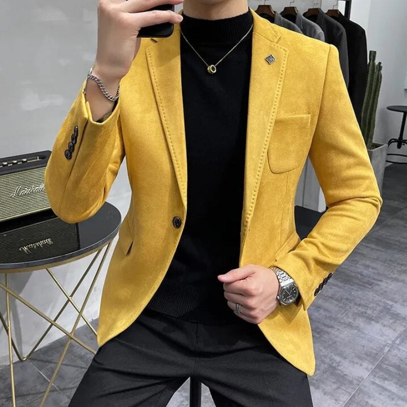 Veste Velours Lisse Homme