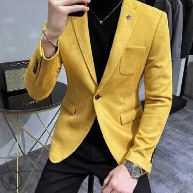 Veste Velours Lisse Homme