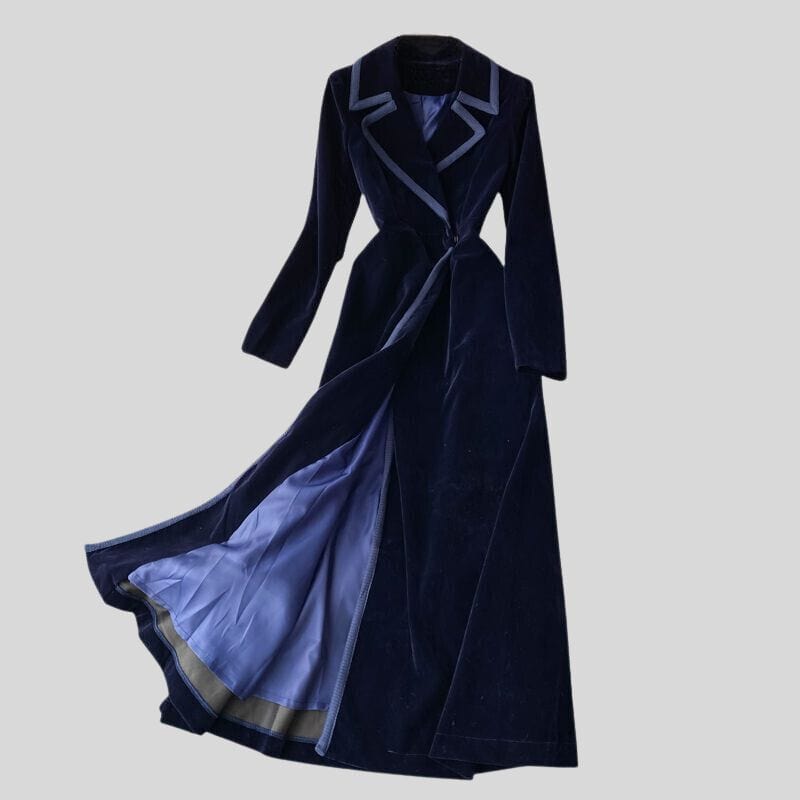 Veste Velours Marine Femme