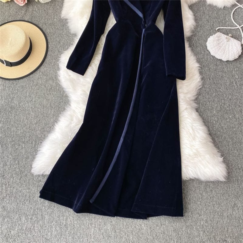 Veste Velours Marine Femme