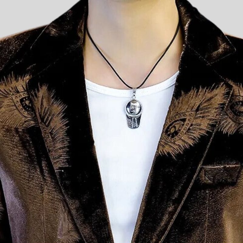 Veste Velours Marron Homme