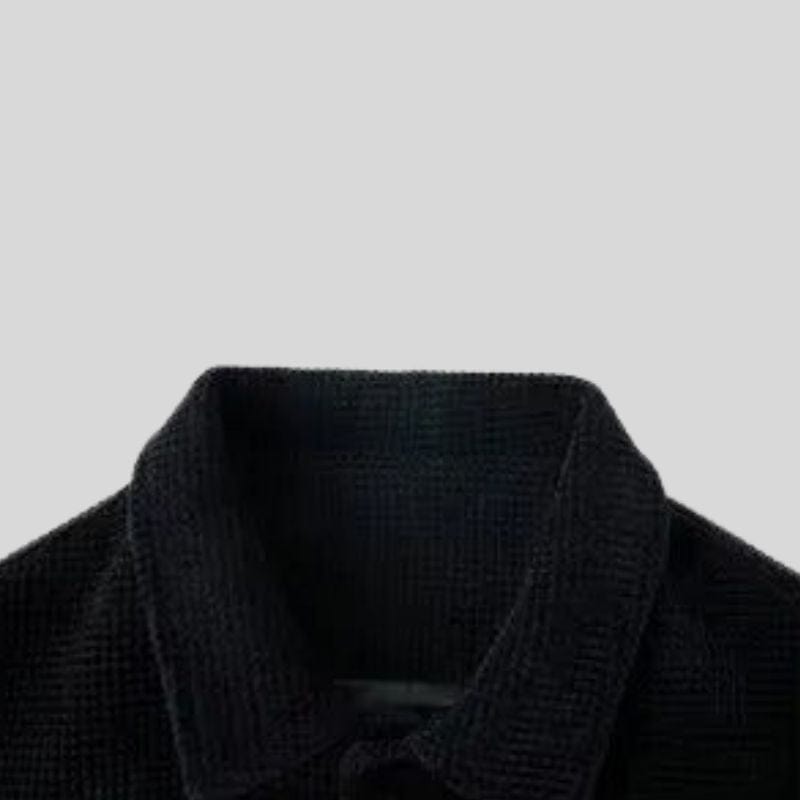 Veste Velours Noire Homme