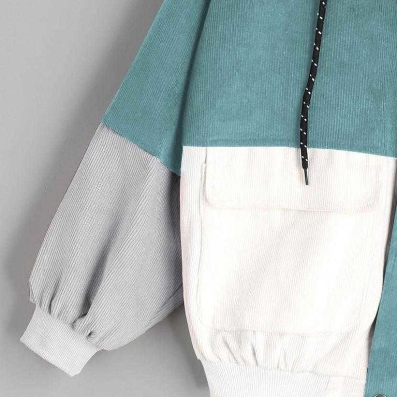 Veste en Velour Cotelé Femme