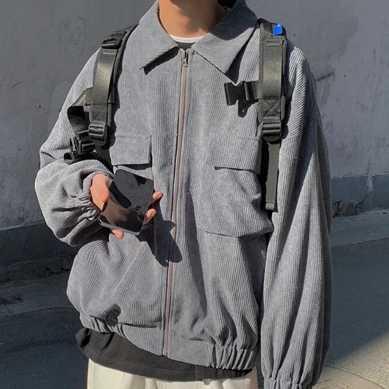 Veste en Velour Cotelé Homme