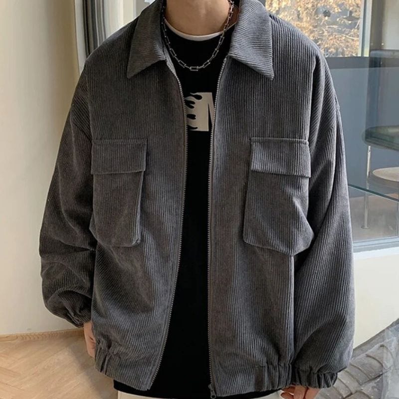 Veste en Velour Cotelé Homme