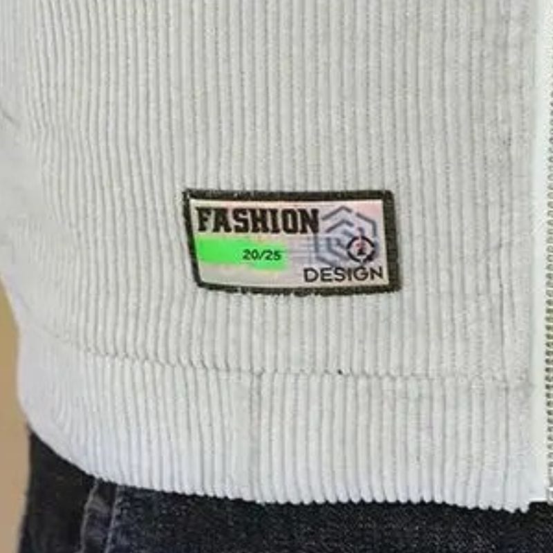 Veste en Velours Beige Homme