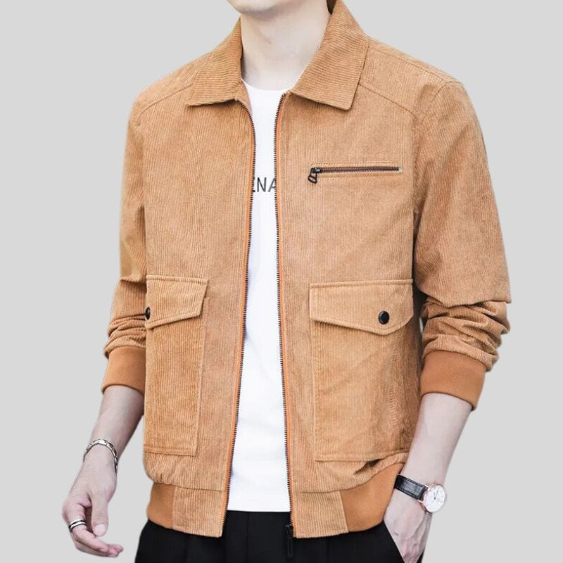 Veste en Velours Camel