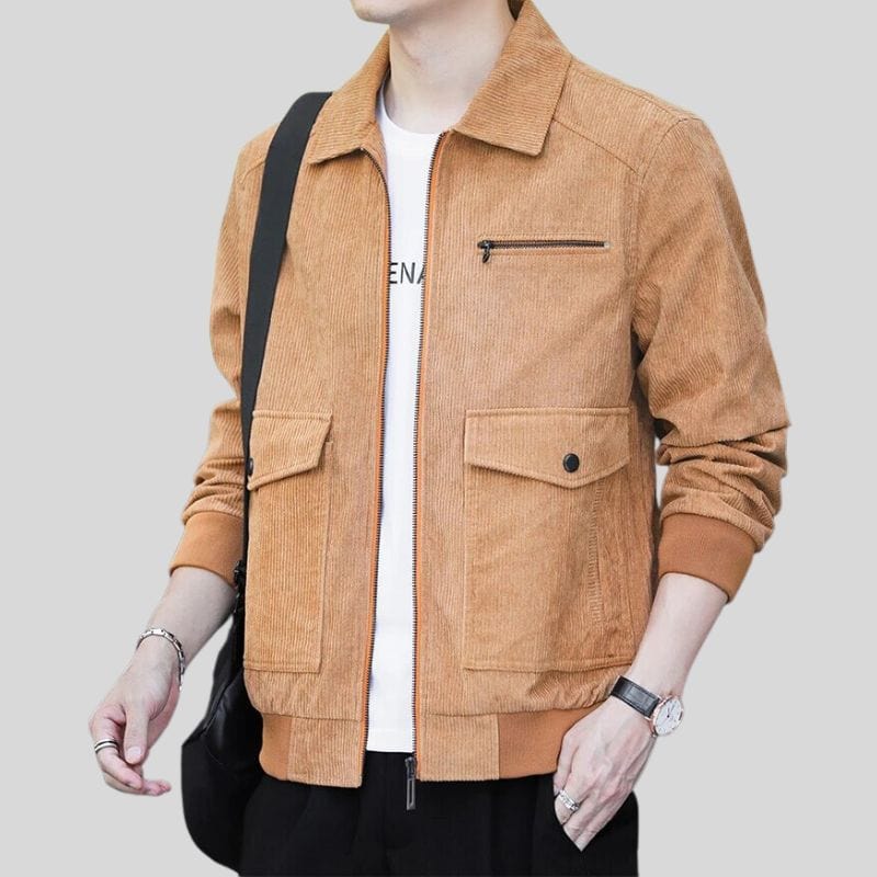 Veste en Velours Camel