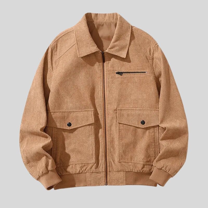 Veste en Velours Camel