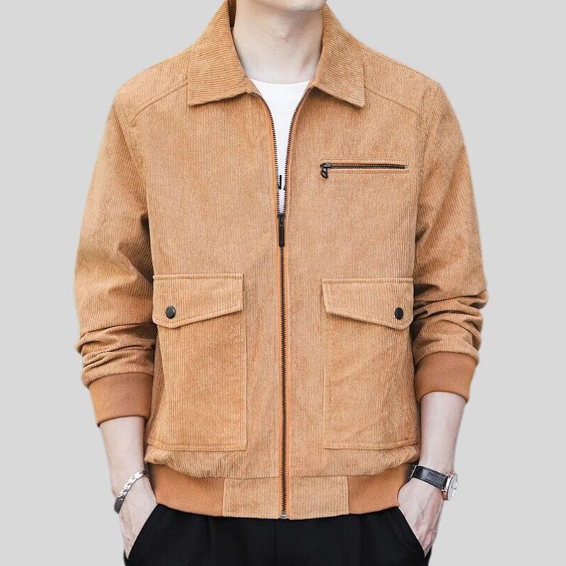 Veste en Velours Camel