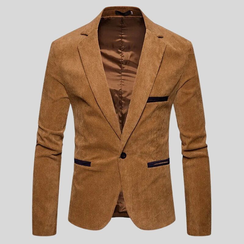 Veste en Velours Homme Marron