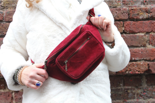 Sac Banane Velours