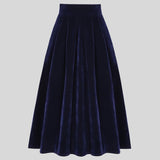 Jupe Longue en Velours Femme