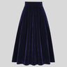 Jupe Longue en Velours Femme