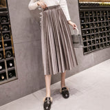 Jupe Midi Velours