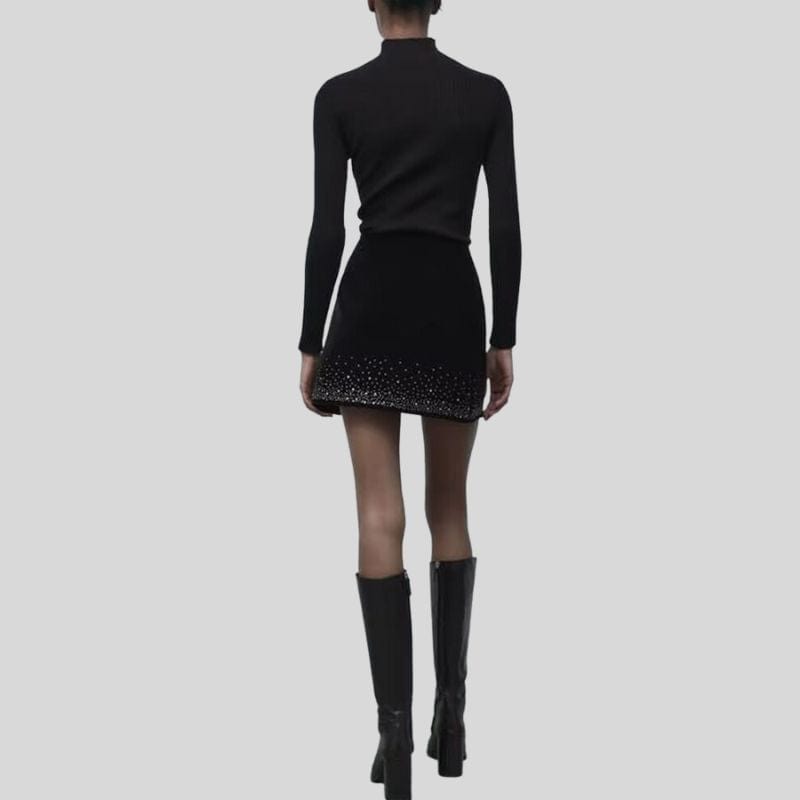 Jupe Noir Velours