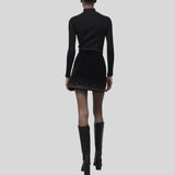 Jupe Noir Velours