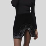 Jupe Noir Velours