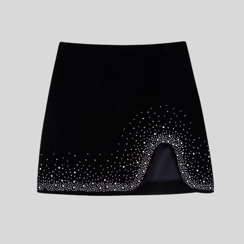Jupe Noir Velours