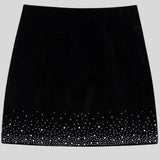 Jupe Noir Velours