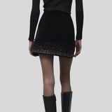 Jupe Noir Velours