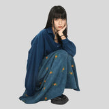 Jupe Velour Cotelé