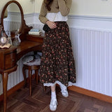 Jupe Velour Marron