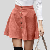 Jupe Velours Rose