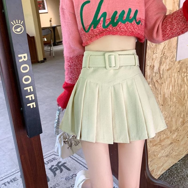 Mini Jupe Velours
