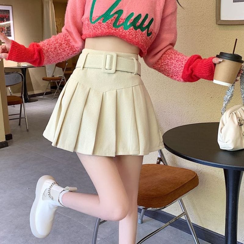 Mini Jupe Velours