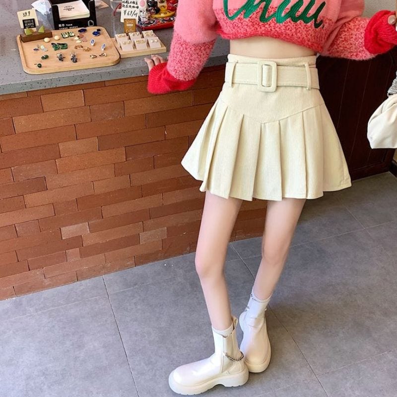 Mini Jupe Velours