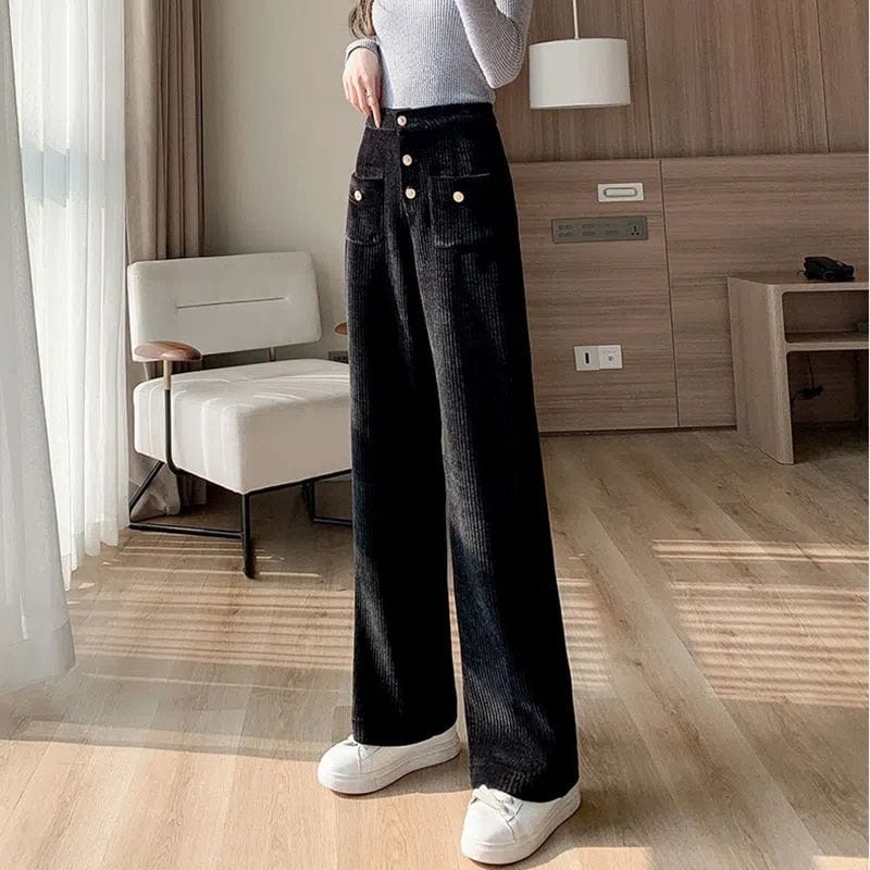Pantalon Velours Grosses Cotes Femme