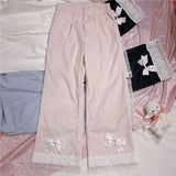 Pantalon en Velours Côtelé Femme
