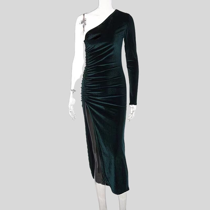 Robe Asymetrique Velours