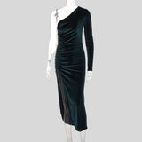 Robe Asymetrique Velours