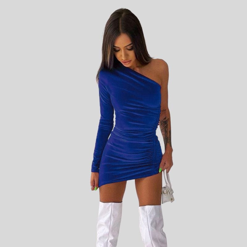 Robe Courte en Velour