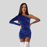 Robe Courte en Velour