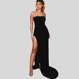 Robe Longue Velours Noir
