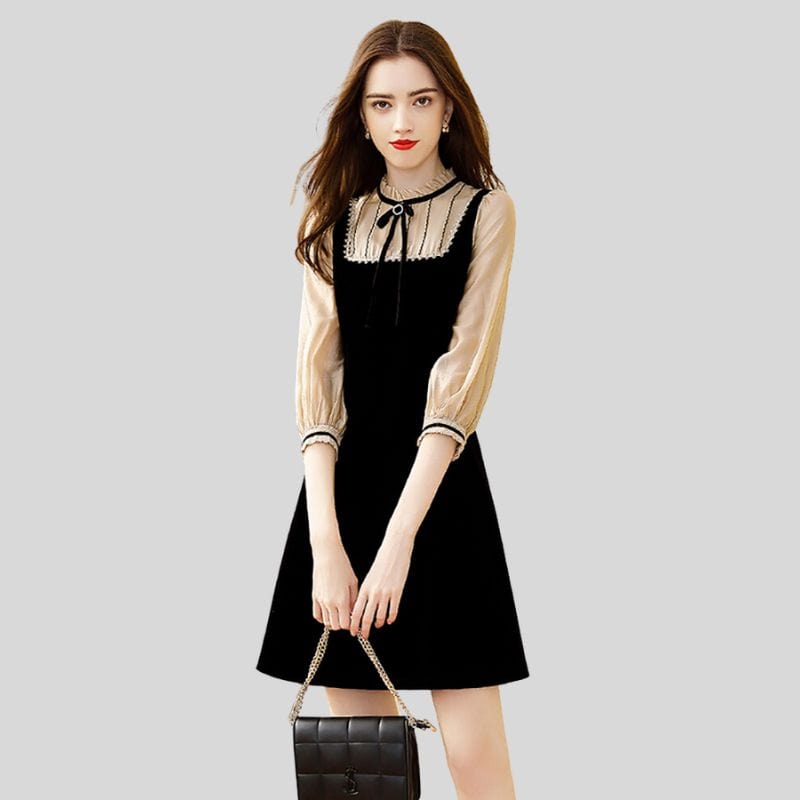 Robe Noire Velours