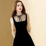 Robe Noire Velours