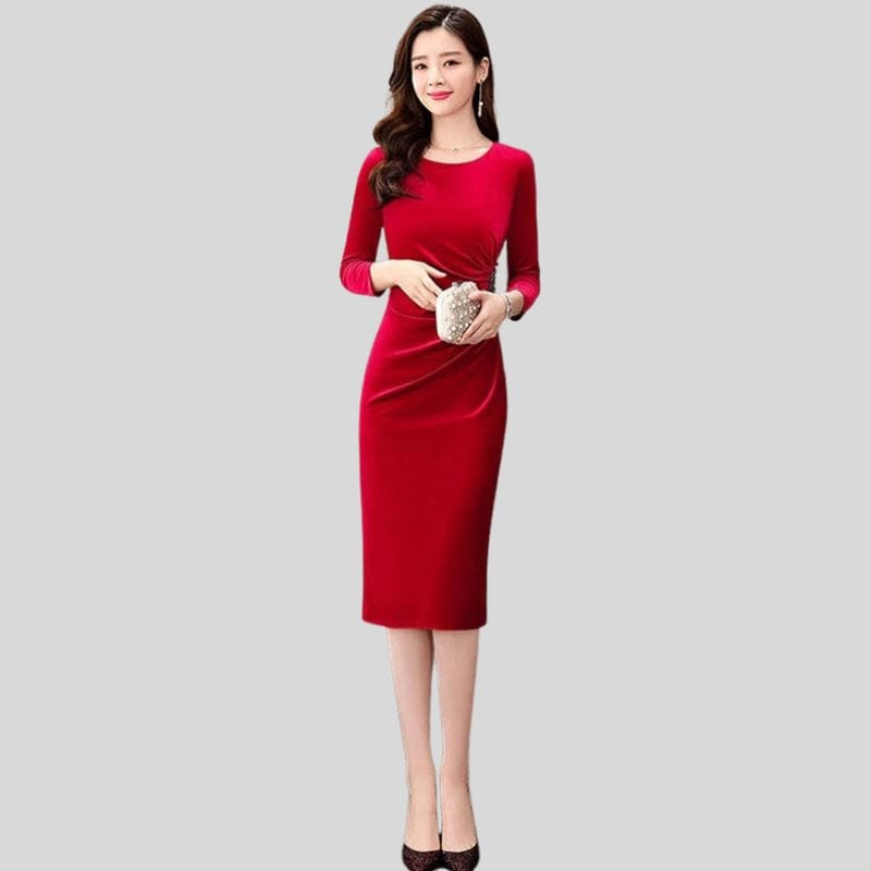 Robe Rouge Velour