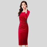Robe Rouge Velour