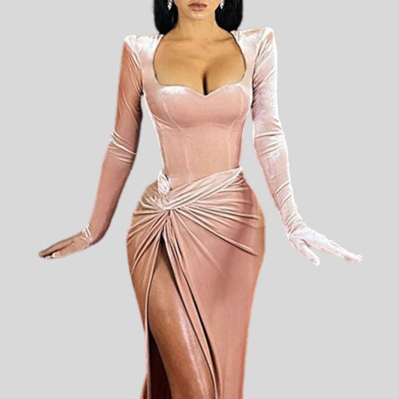 Robe Velour Longue
