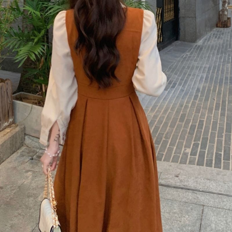 Robe Velour Marron