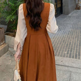 Robe Velour Marron