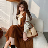 Robe Velour Marron